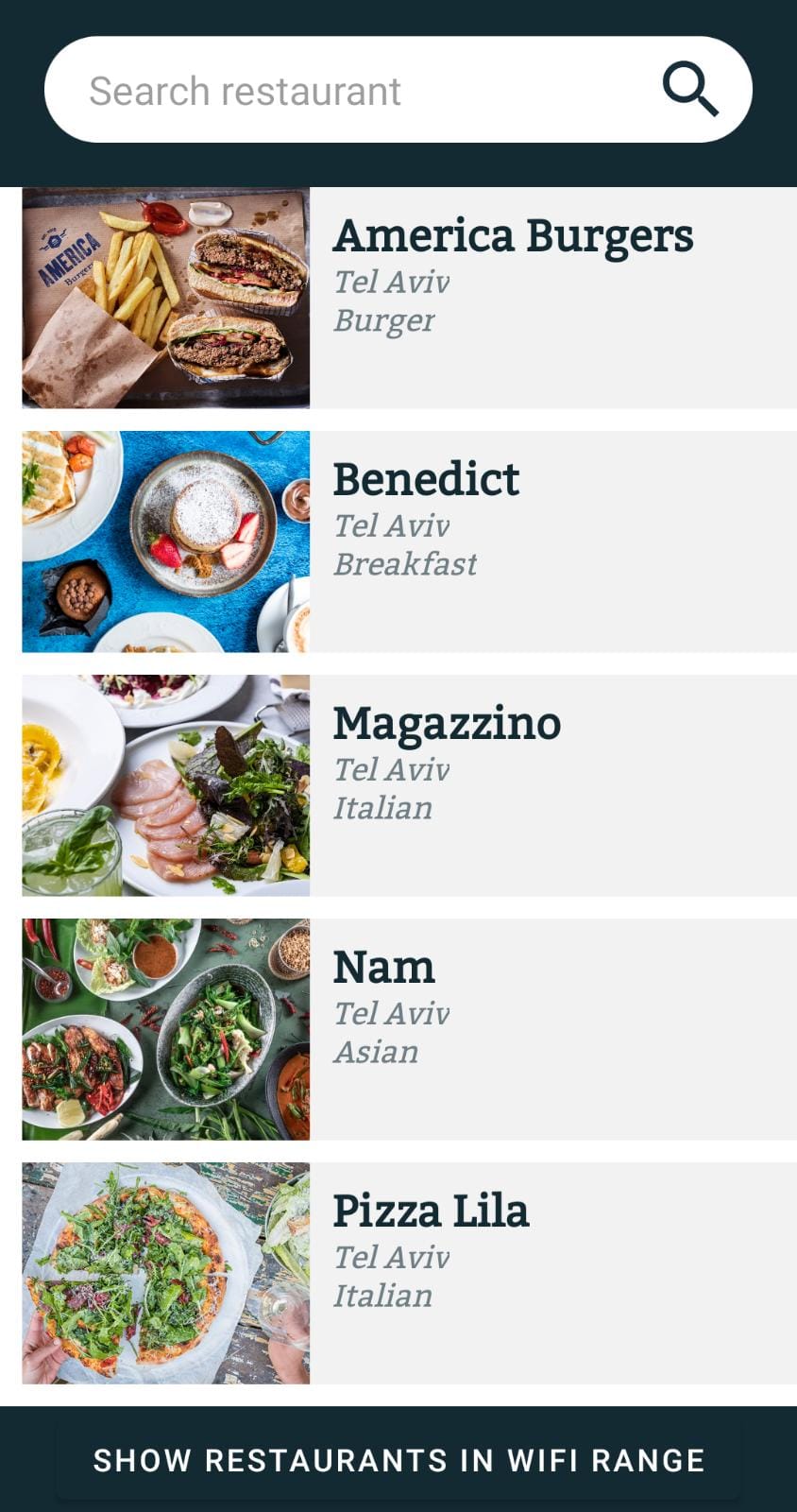 omnifood app on iphone